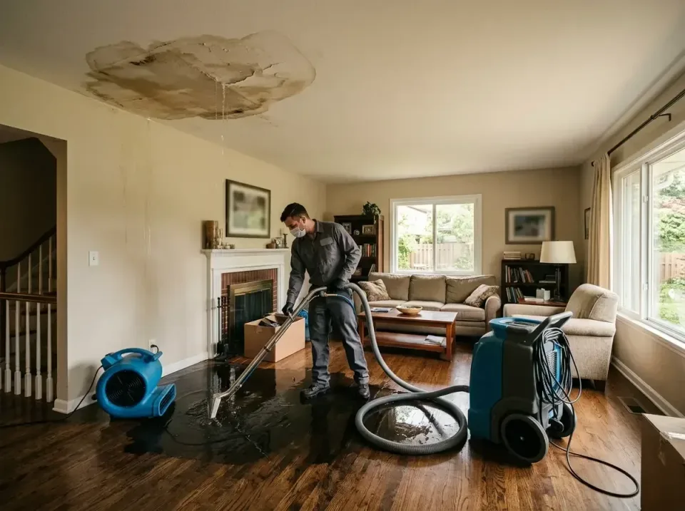 attic-pipe-burst-ceiling-drip-008 — frequently asked questions, Water Damage Restoration & Carpet Care in Quantico Base, VA